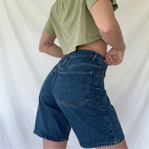 Vintage high waisted denim shorts